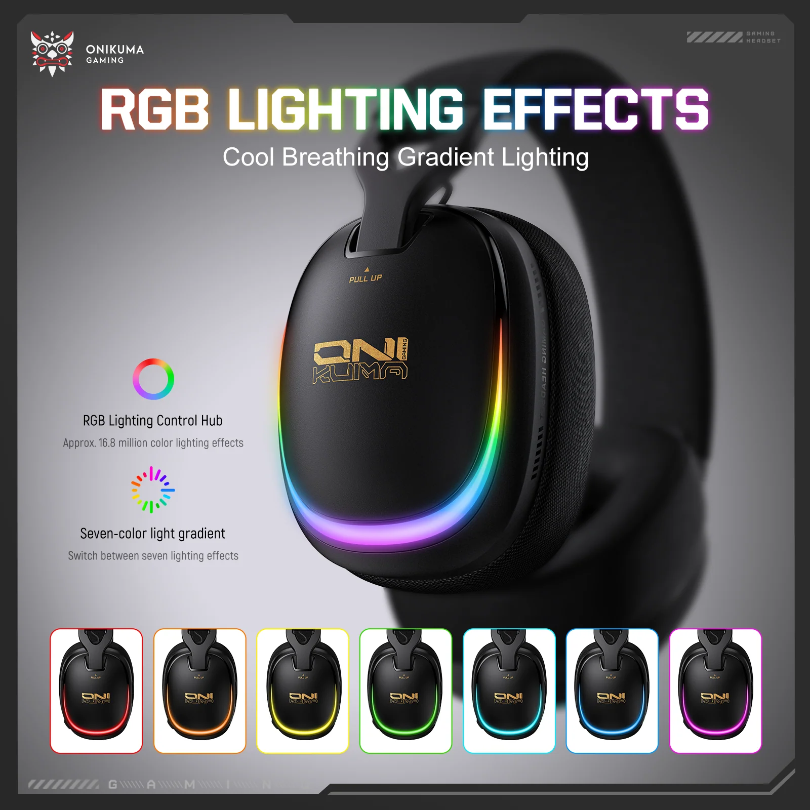 ‌ONIKUMA GT805 Performance Upgrade Gaming Headset - Image 5