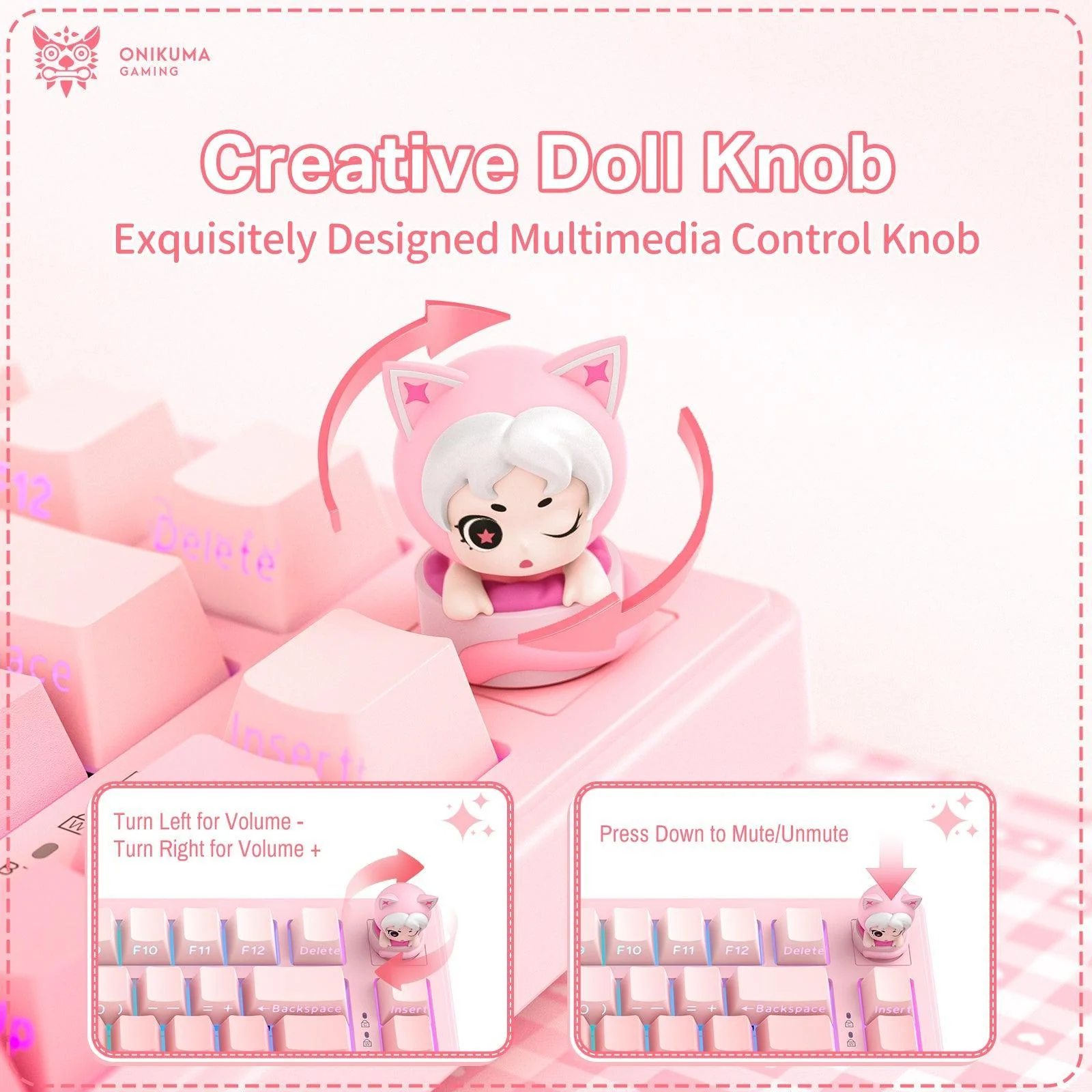 ‌ONIKUMA MT707 Keyboard – Hot-Swappable Keys, Gasket Mount & RGB Gaming Precision - Image 8