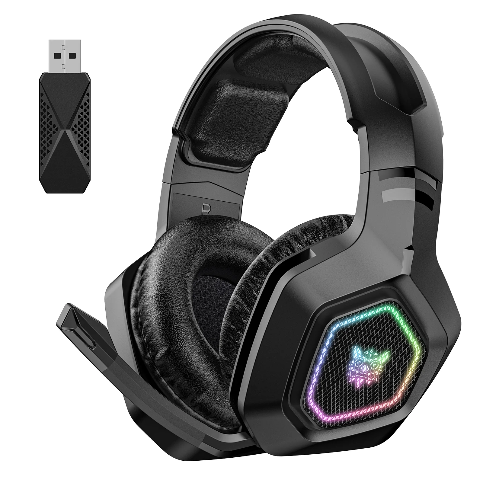 ONIKUMA B100 Headset Headworn Bluetooth 2.4g Wireless Wired Three Mode Lightweight E-Sports Gamer Headphone - Image 10