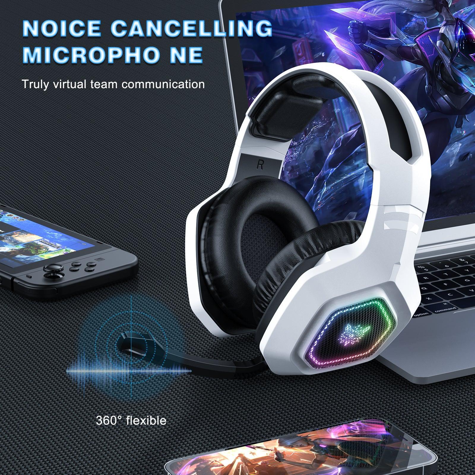 ONIKUMA B100 Headset Headworn Bluetooth 2.4g Wireless Wired Three Mode Lightweight E-Sports Gamer Headphone - Image 5