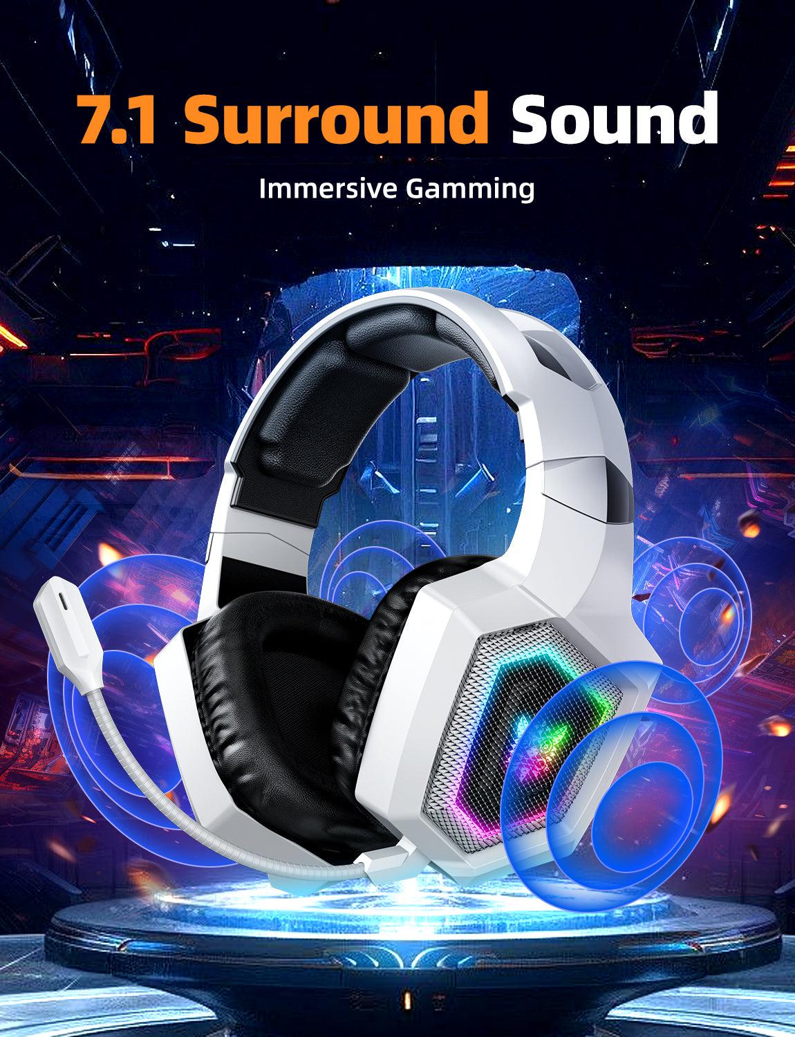 ONIKUMA GT806 Wireless Gaming Headset Headworn Bluetooth 2.4g Wireless Wired Three Mode Lightweight E-Sports Gamer Headphone - Image 10
