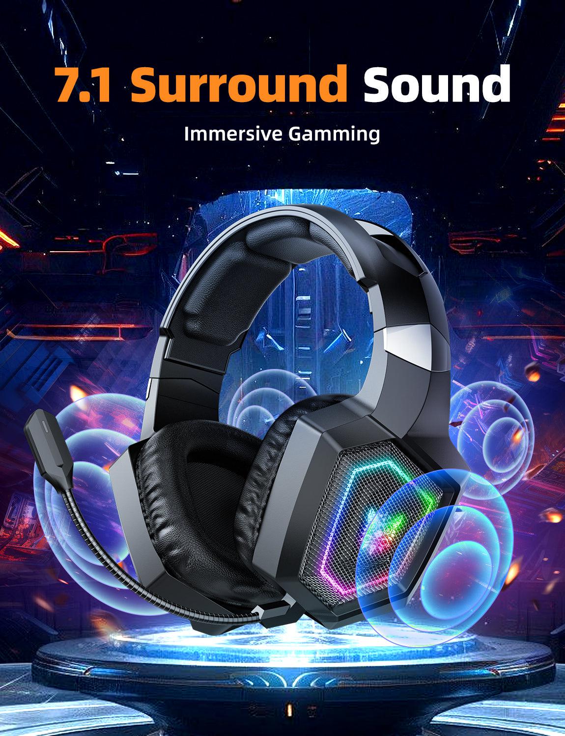 ONIKUMA GT806 Wireless Gaming Headset Headworn Bluetooth 2.4g Wireless Wired Three Mode Lightweight E-Sports Gamer Headphone - Image 2