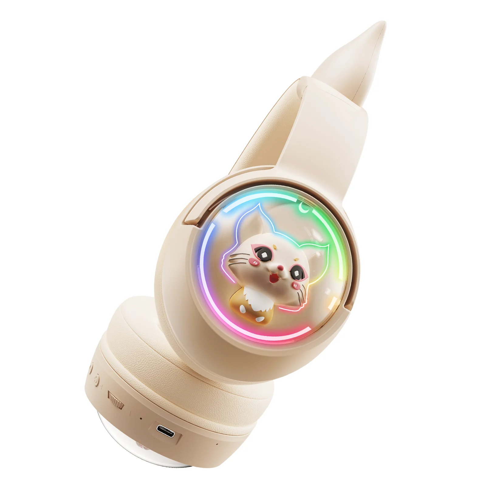 ONIKUMA B5 RGB Cat Ear Bluetooth Wireless Gaming Headset - Image 11