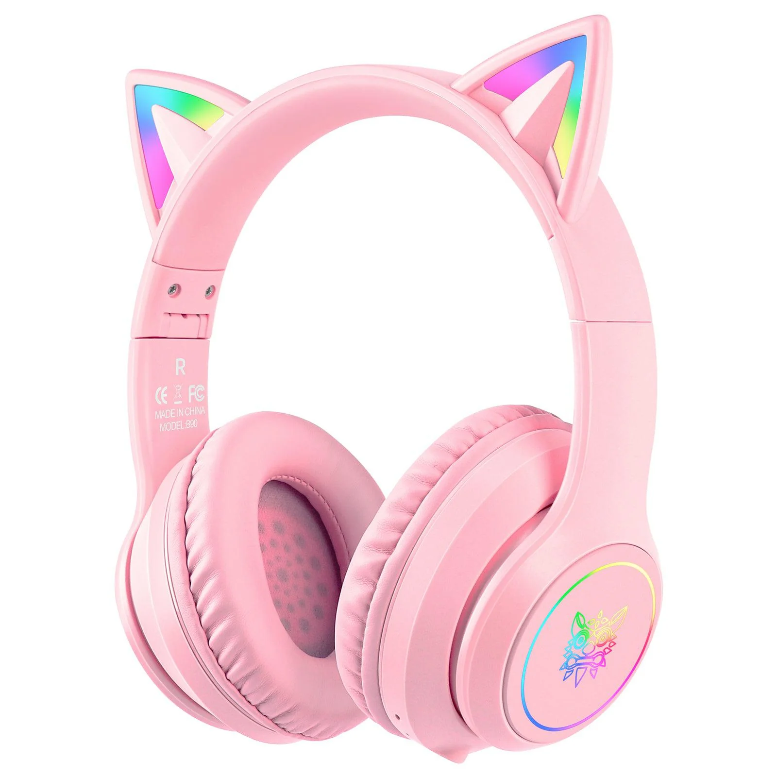Onikuma B90 RGB Cat Ear Bluetooth 5.0 Wireless Gaming Headset - Image 17