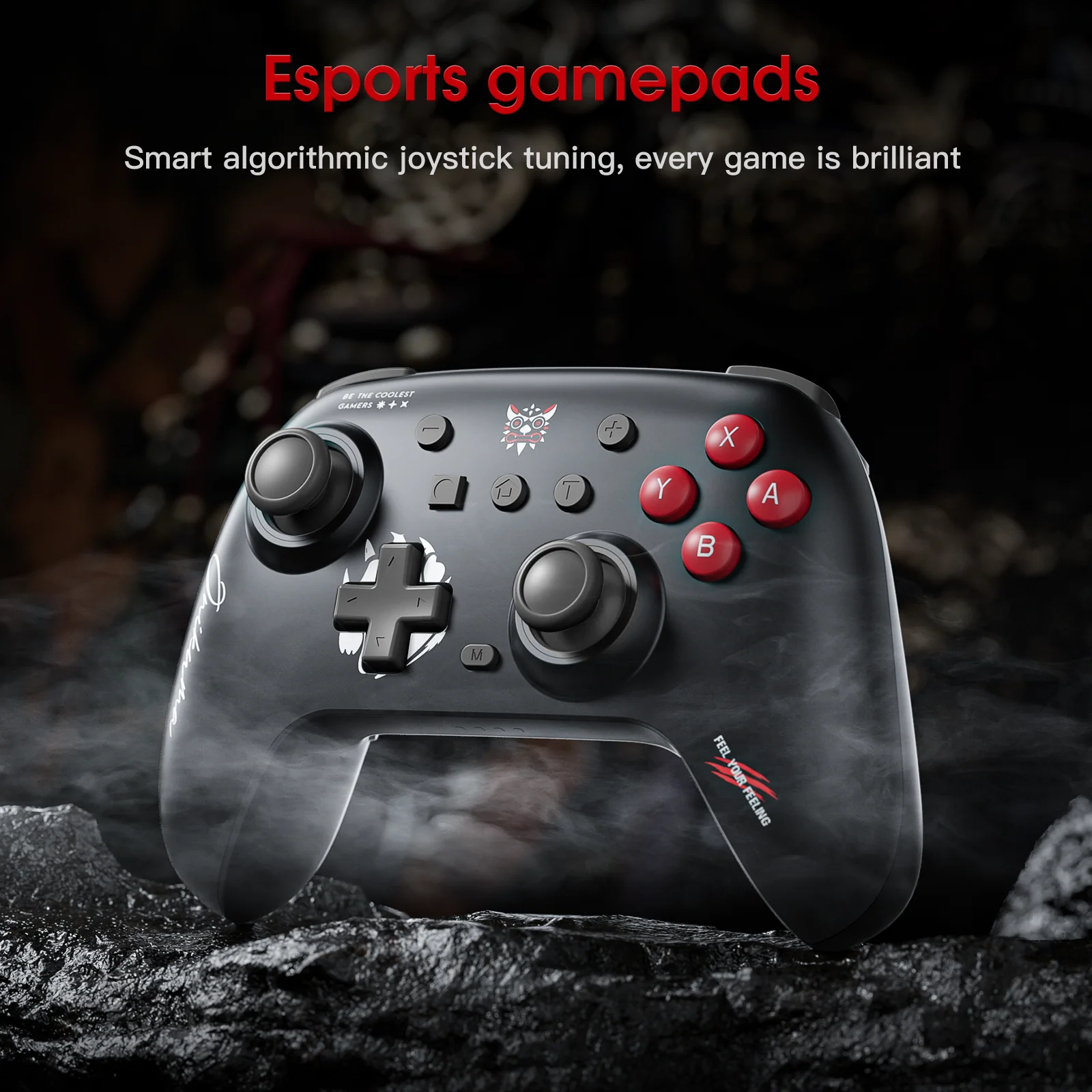 ONIKUMA C1 Wireless Controller Compatible with Nintendo Switch/Switch Lite, Bluetooth Pro Controller with Turbo, Motion, Vibration, Wake-up, Headphone Jack and Breathing LED Light - Image 11