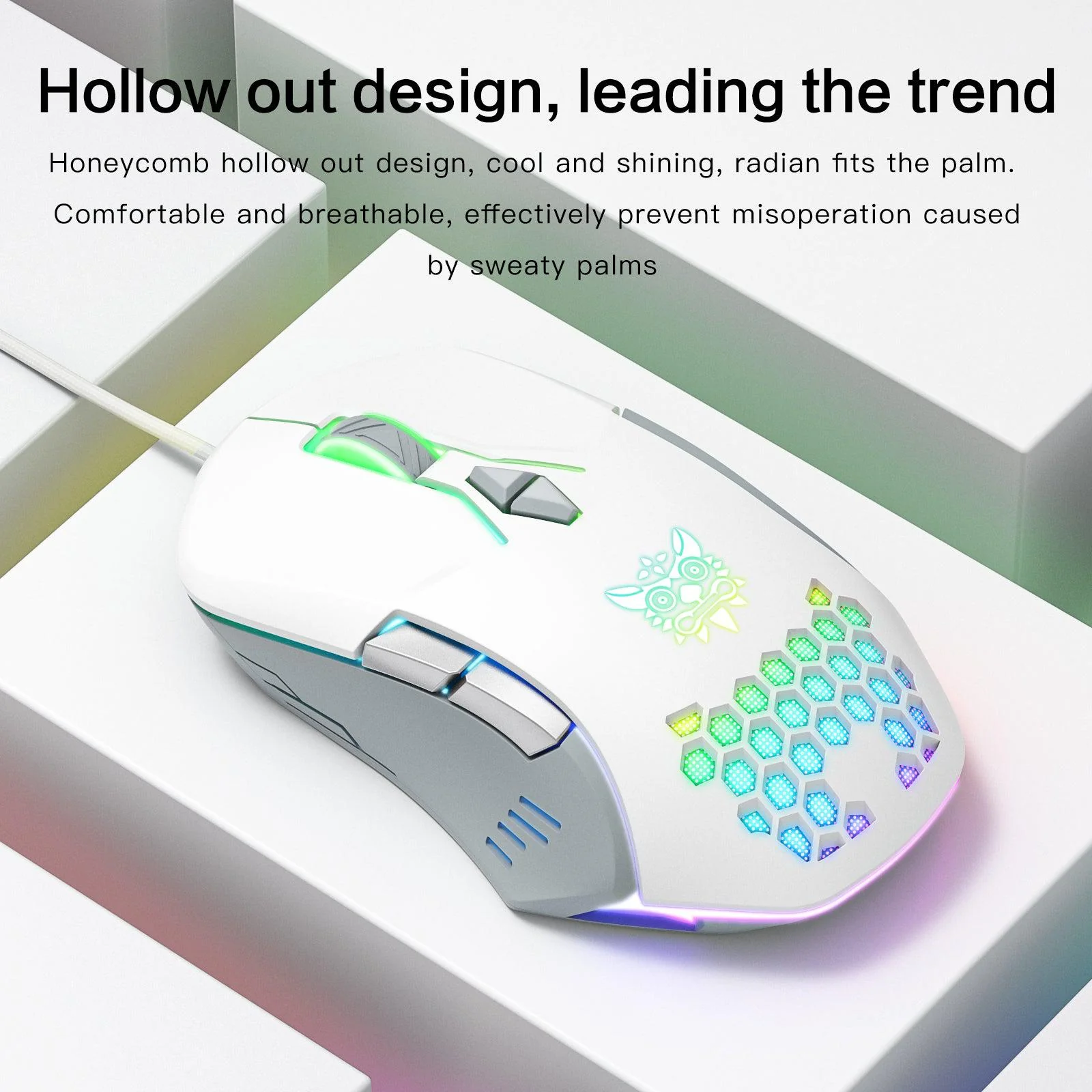 ONIKUMA CW902 Wired Gaming Mouse With Colorful Lighting - Image 18