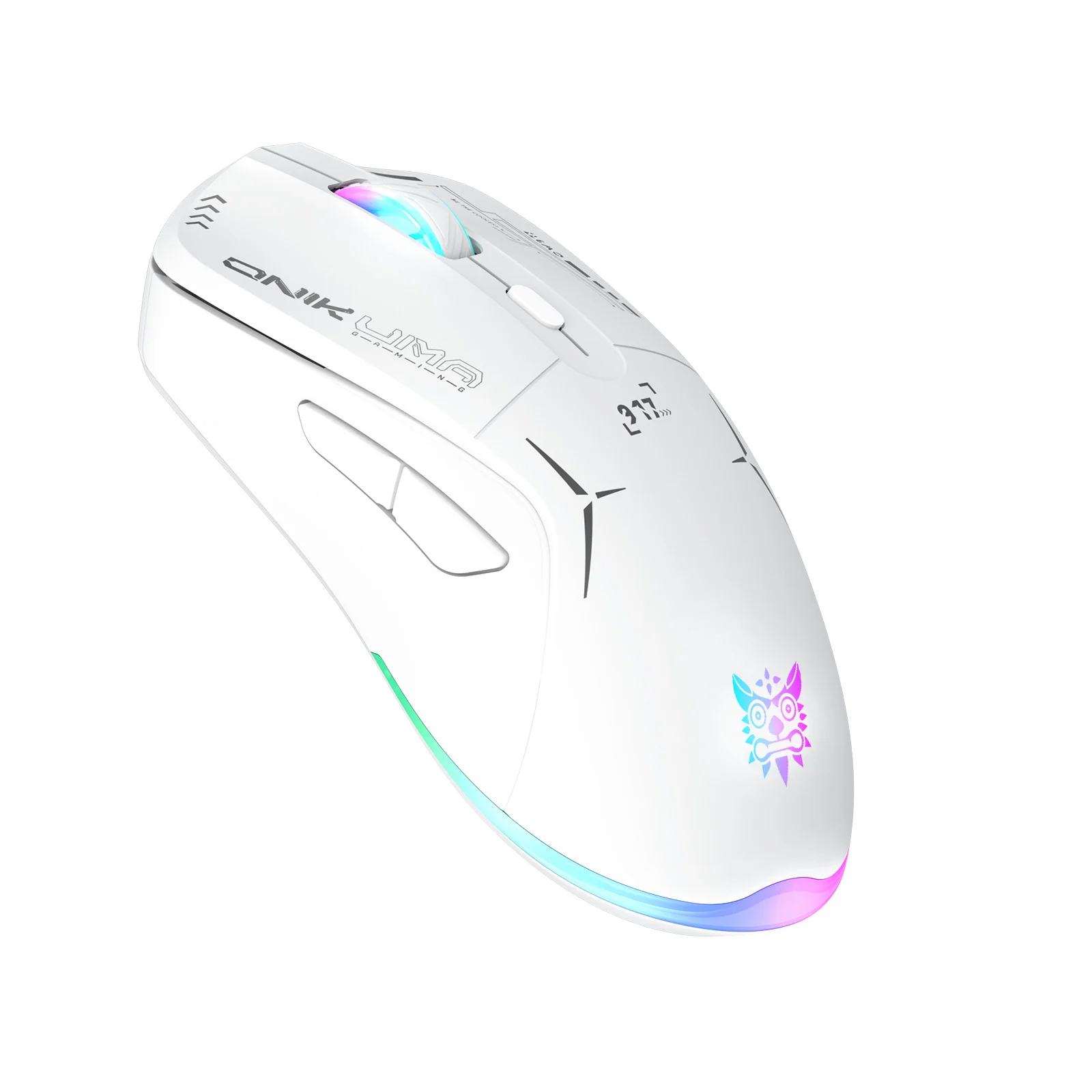 Onikuma CW917 Wireless Gaming Mouse, 4800 DPI Wired/Wireless Gamer Mouse, Dual-Mode Computer Mouse Rechargeable 6 Buttons Reliable Power Capacity and RGB Backlight for PC/Mac/Laptop - Image 13