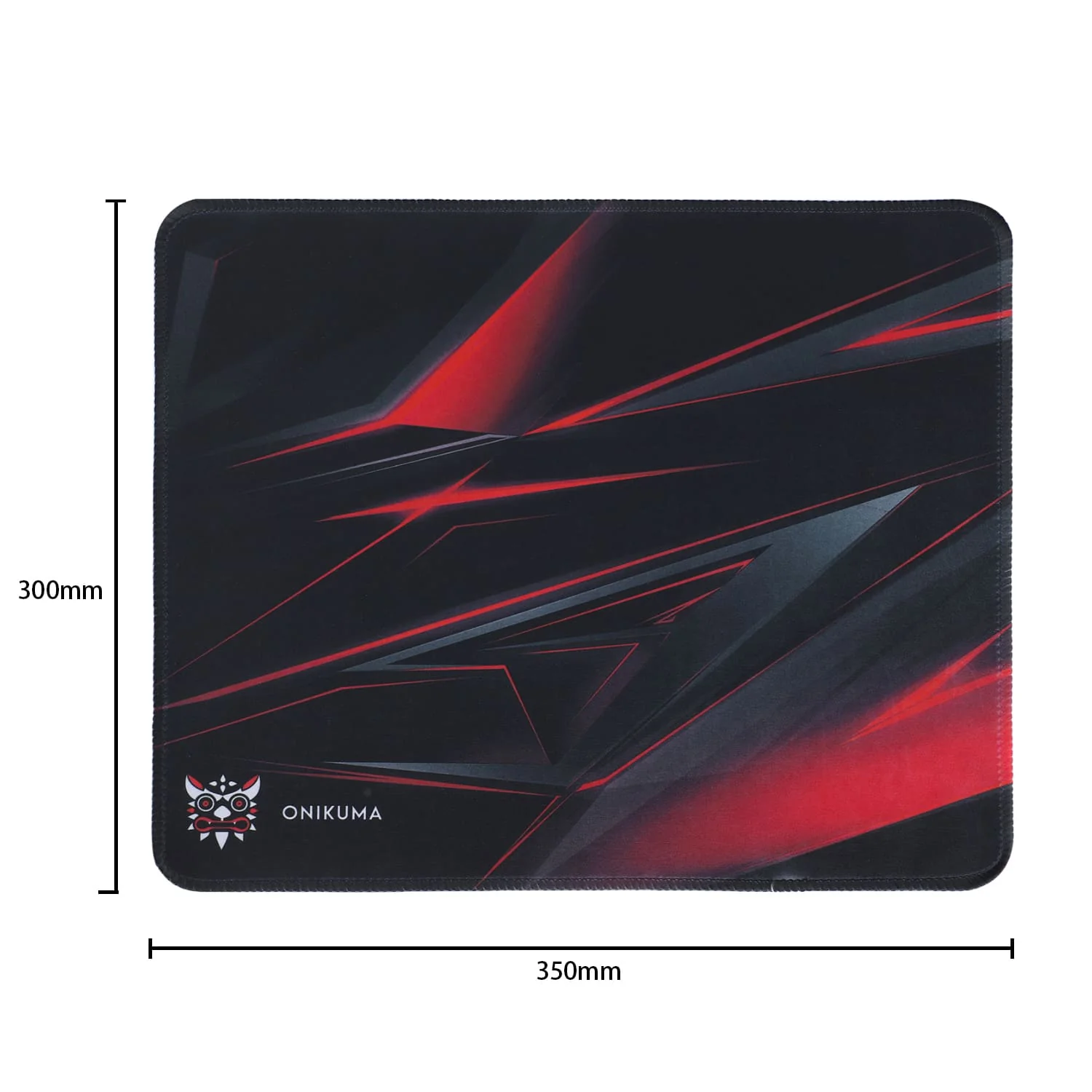 ONIKUMA G4 Black/Red Large Gaming Mouse Pad 350*300*2mm - Image 5