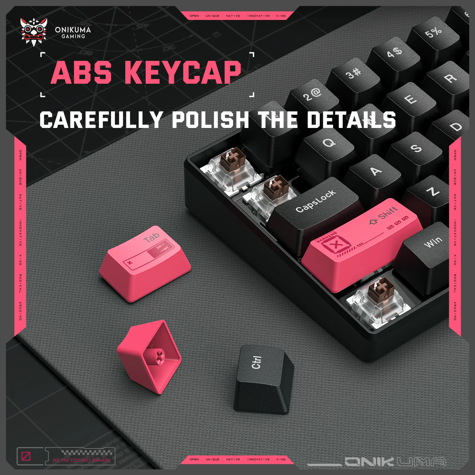 Onikuma G55 gaming mechanical keyboard - 61 key compact RGB keyboard - Image 3