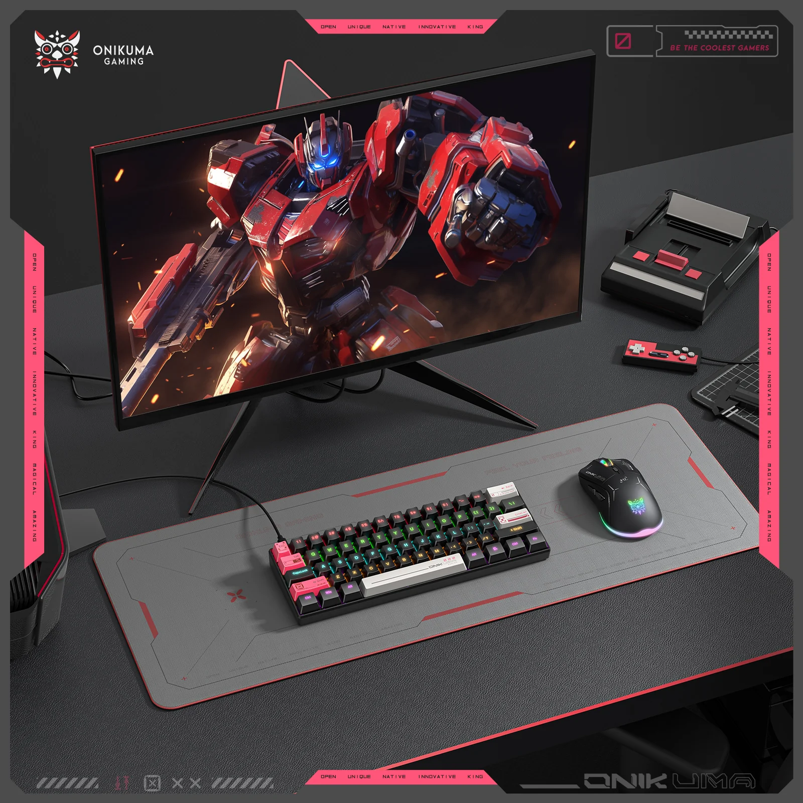 Onikuma G55 gaming mechanical keyboard - 61 key compact RGB keyboard - Image 7