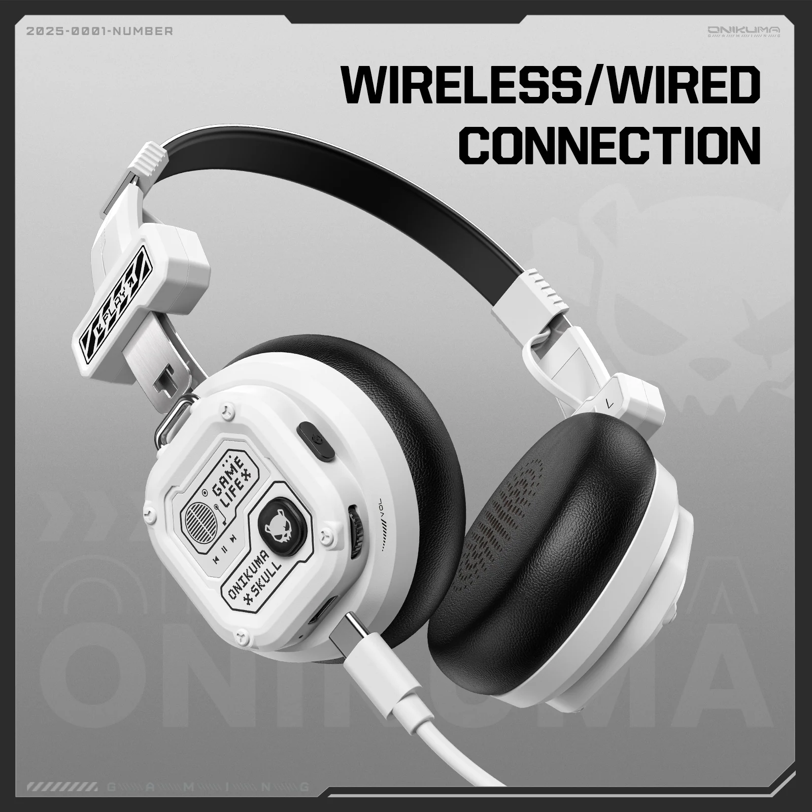 ‌ONIKUMA GT803 Wireless Gaming Headset‌ – Ultra-Light Foldable Design, 50H Playback, Bluetooth 5.4, Multi-Platform Compatibility - Image 13