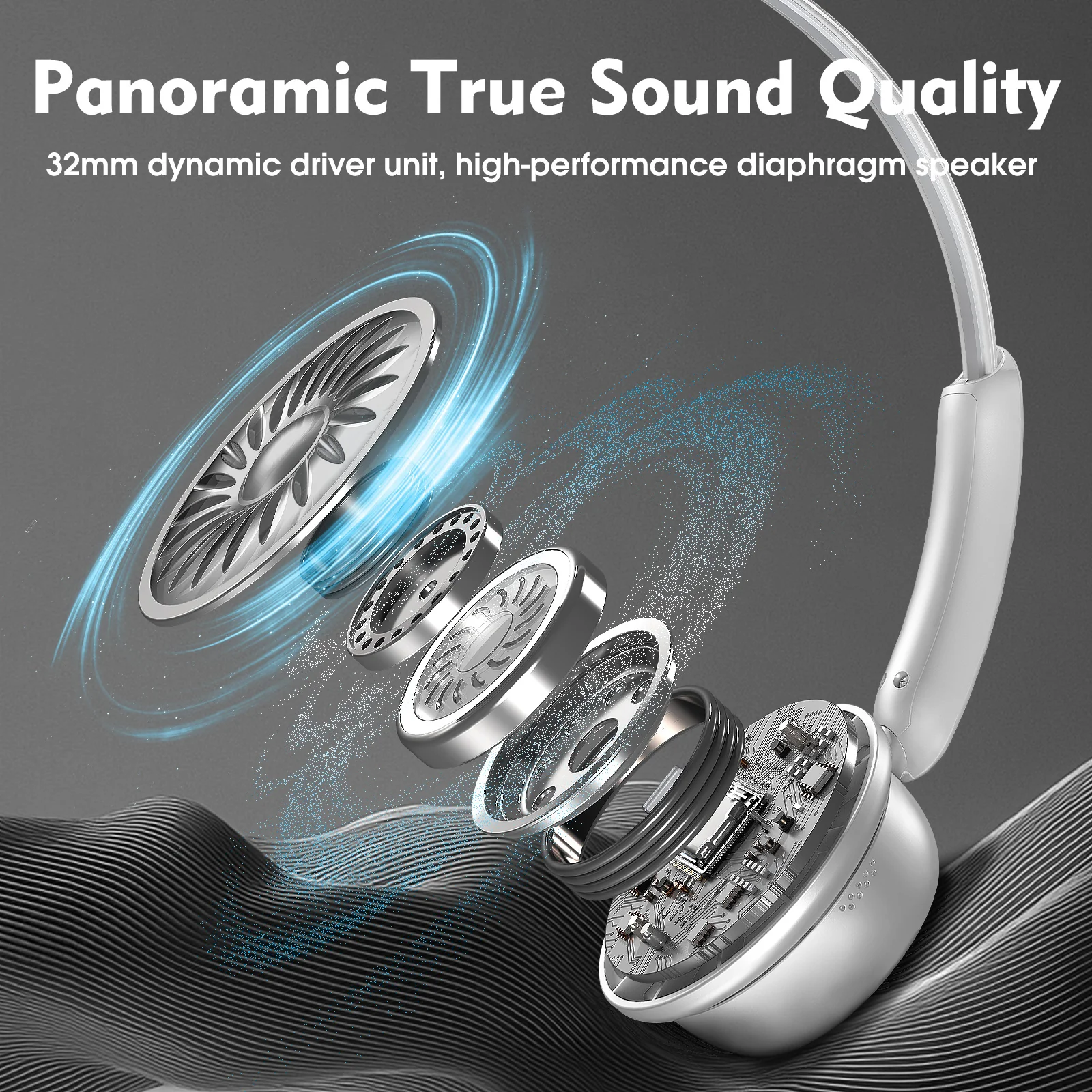 ONIKUMA GT820 Fashion Headphones Headset Headworn Bluetooth Wirelss Lightweight Headphone - Image 11