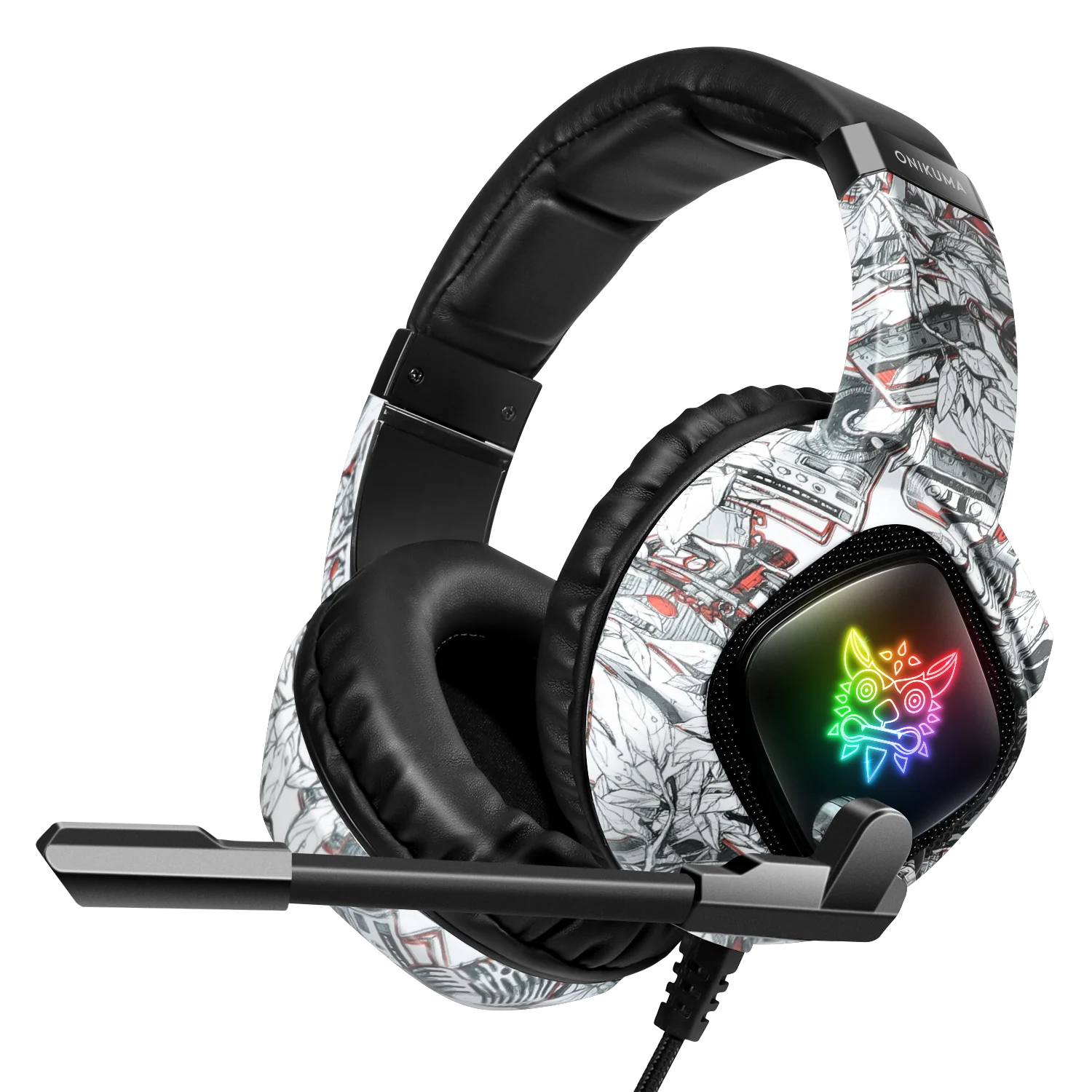 ONIKUMA K19 Professional Gaming Headphone with RGB LED Backlight - Image 8