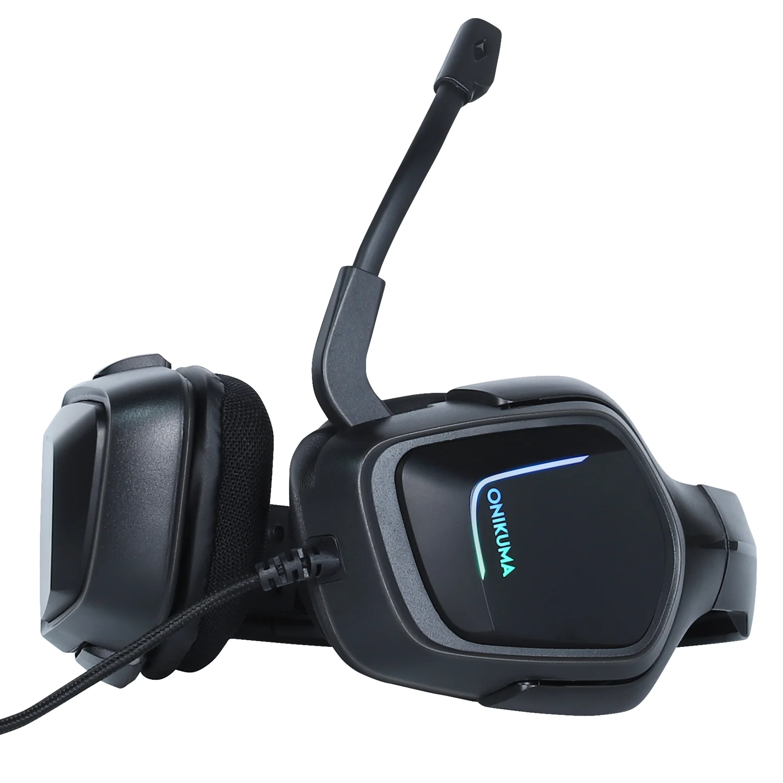 ONIKUMA K20 Wired Gaming Headsets With Microphone RGB Light - Image 4
