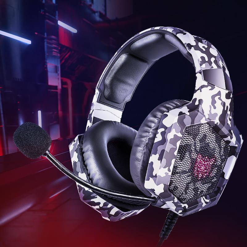 ONIKUMA K8 Wired Stereo Gaming Headphones With Mic LED Lights - Image 11