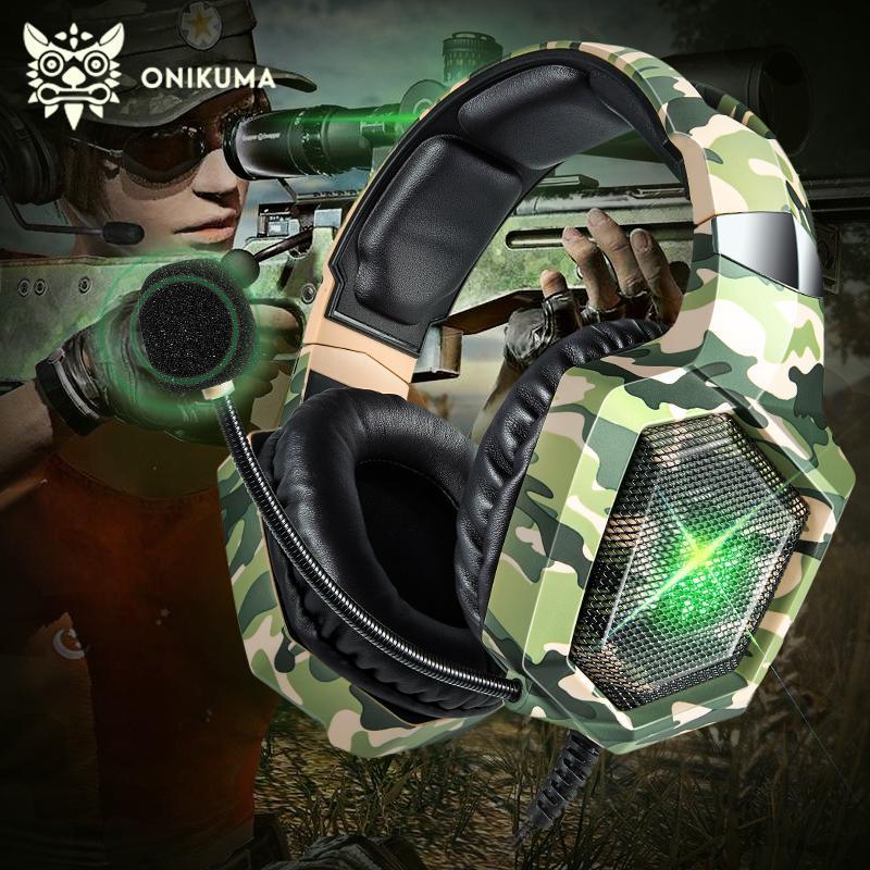 ONIKUMA K8 Wired Stereo Gaming Headphones With Mic LED Lights - Image 6