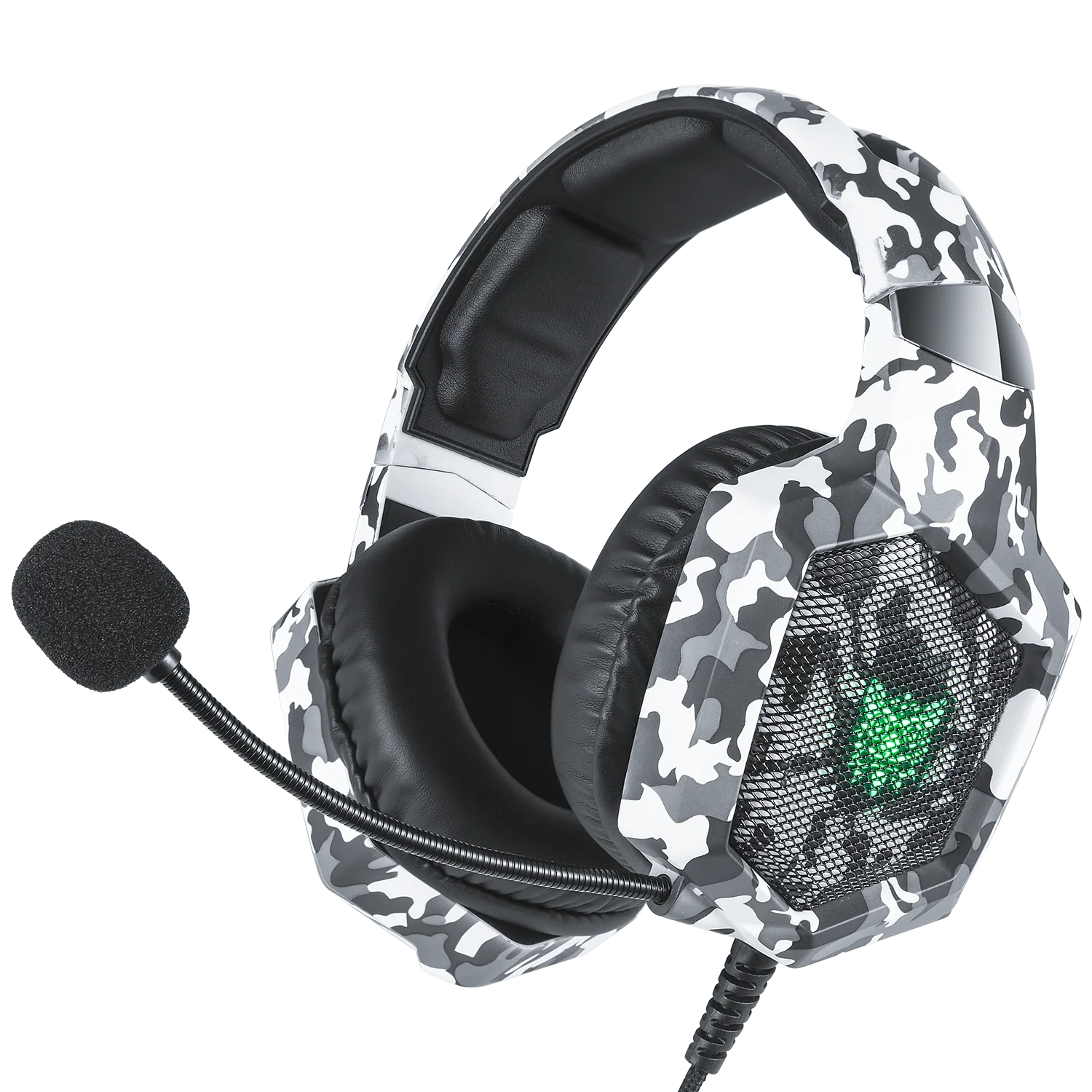 ONIKUMA K8 Wired Stereo Gaming Headphones With Mic LED Lights - Image 7