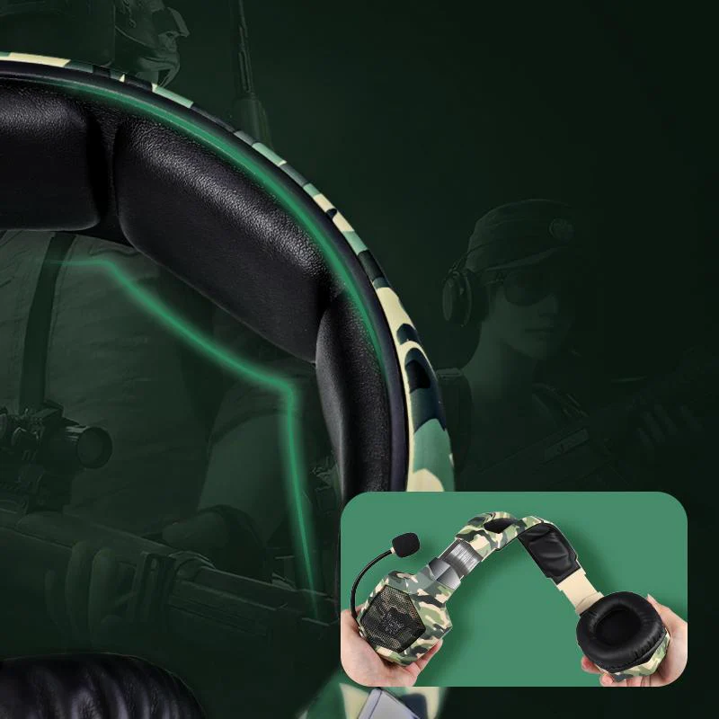 ONIKUMA K8 Wired Stereo Gaming Headphones With Mic LED Lights - Image 8