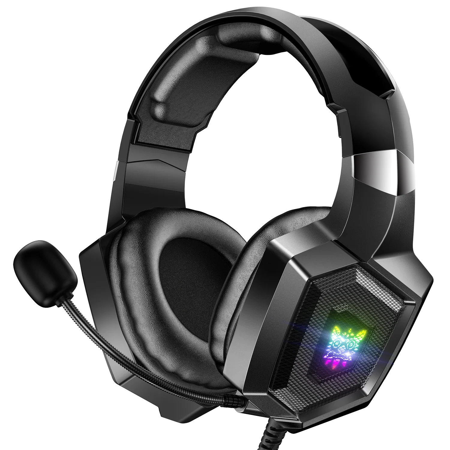 ONIKUMA K8 Wired Stereo Gaming Headphones With Mic LED Lights - Image 9