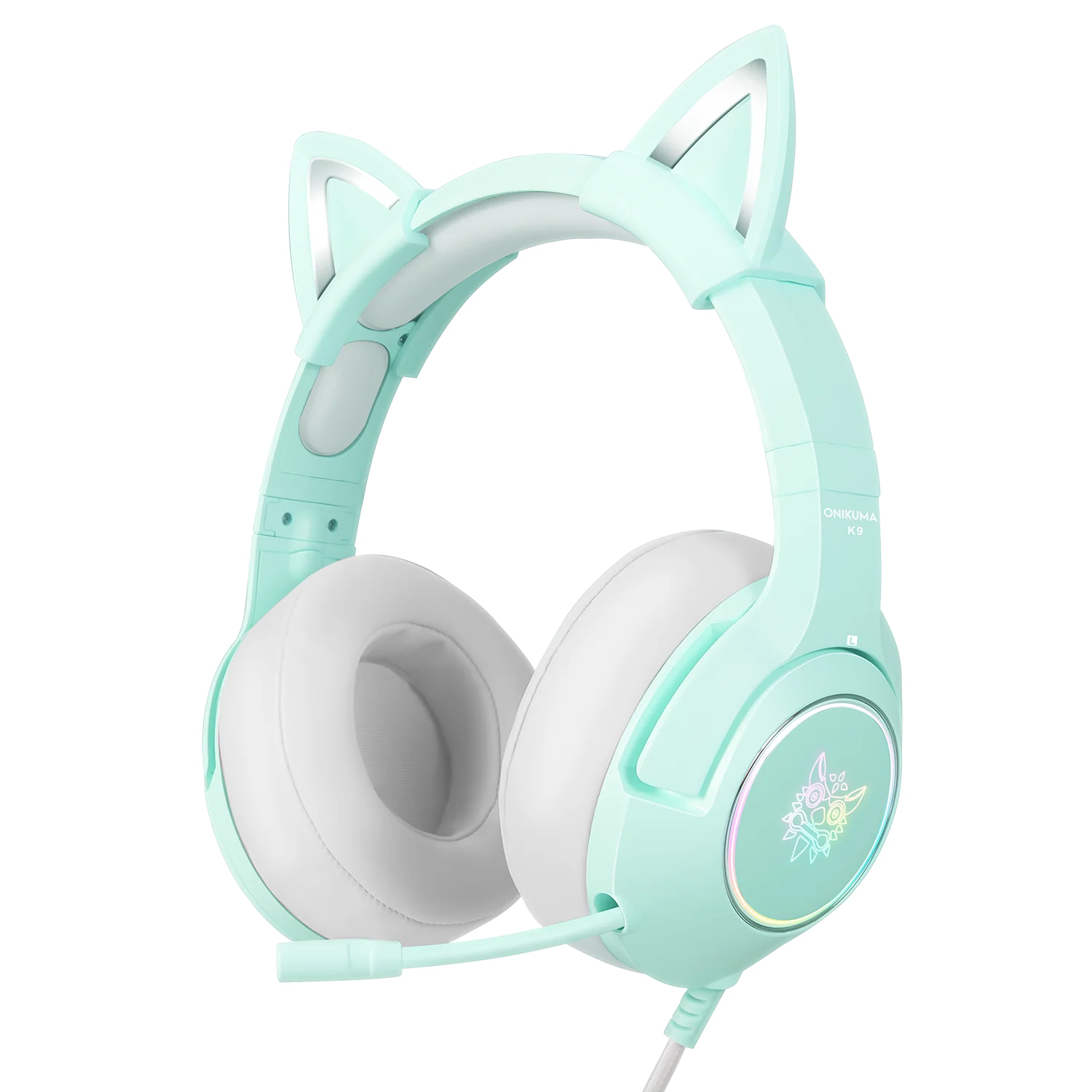 ONIKUMA K9 RGB Stereo Gaming Headset with Cat Ears for PS4, Xbox, PC and Switch - Image 11