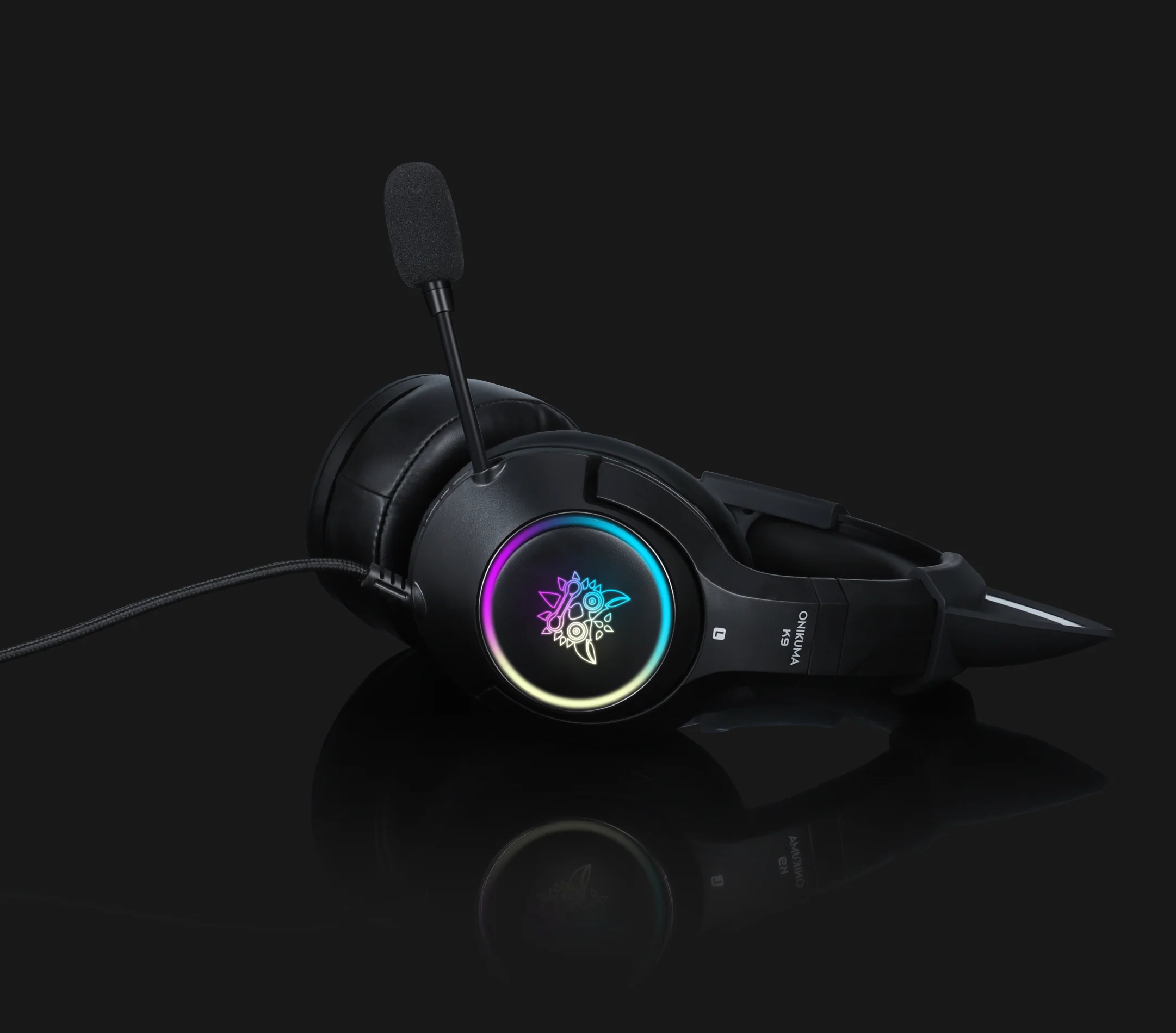 ONIKUMA K9 RGB Stereo Gaming Headset with Cat Ears for PS4, Xbox, PC and Switch - Image 15