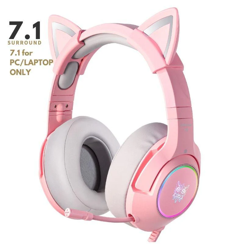 ONIKUMA K9 RGB Stereo Gaming Headset with Cat Ears for PS4, Xbox, PC and Switch - Image 17