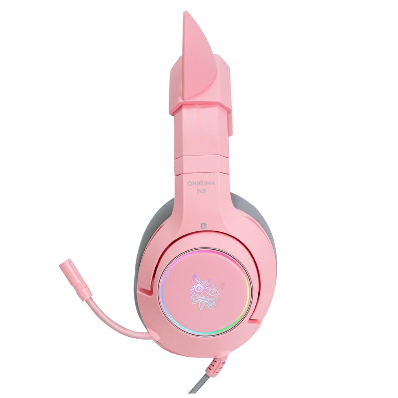 ONIKUMA K9 RGB Stereo Gaming Headset with Cat Ears for PS4, Xbox, PC and Switch - Image 4