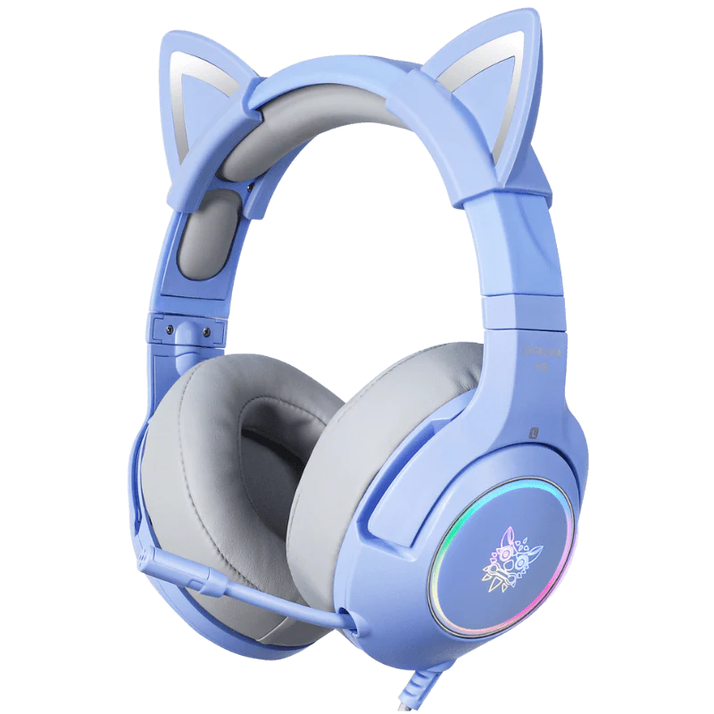 ONIKUMA K9 RGB Stereo Gaming Headset with Cat Ears for PS4, Xbox, PC and Switch - Image 6
