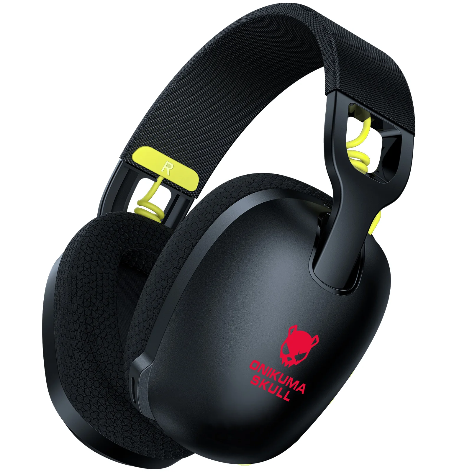 ONIKUMA SKULL Wireless Gaming Headset for PS5, 2.4GHz Gaming Headphones Wireless with Noise Canceling Microphone for PS5, PS4, Fortnite & Call of Duty/FPS Gamers, 40-Hr Battery Gamer Headset for PC, Black - Image 4