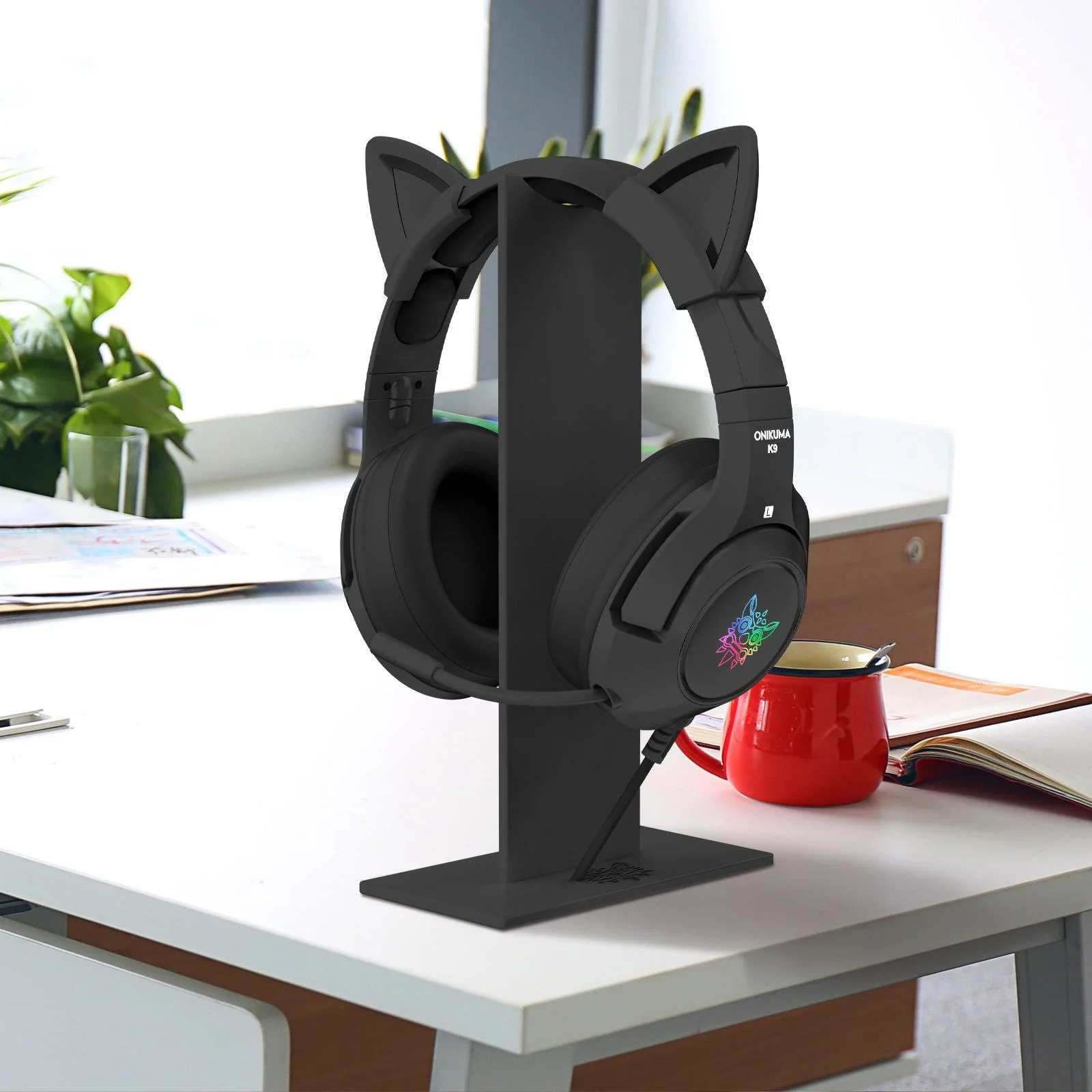 ONIKUMA  ST-1 Stable Anti-Slip ABS Gaming Headphone Stand - Image 10