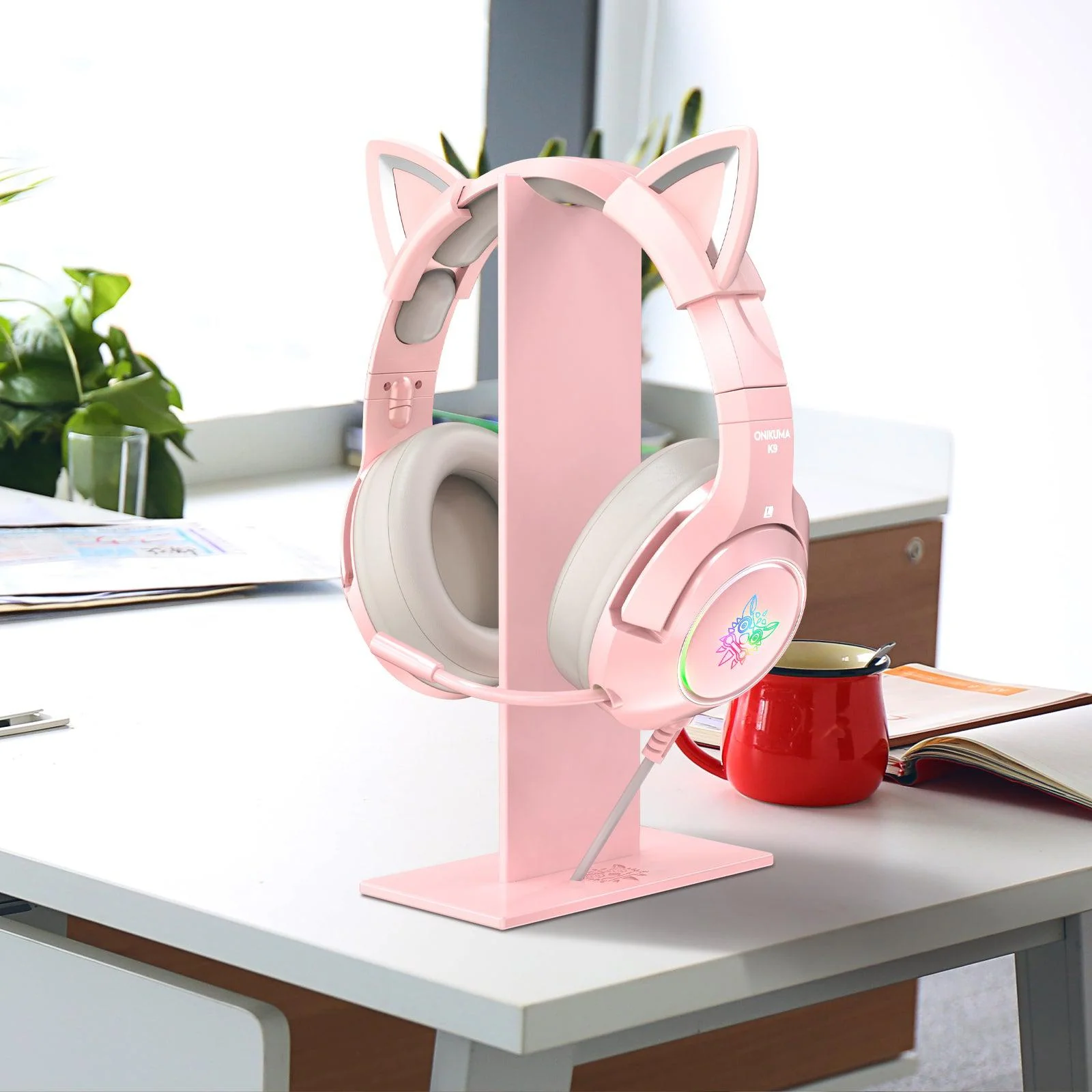 ONIKUMA  ST-1 Stable Anti-Slip ABS Gaming Headphone Stand - Image 5