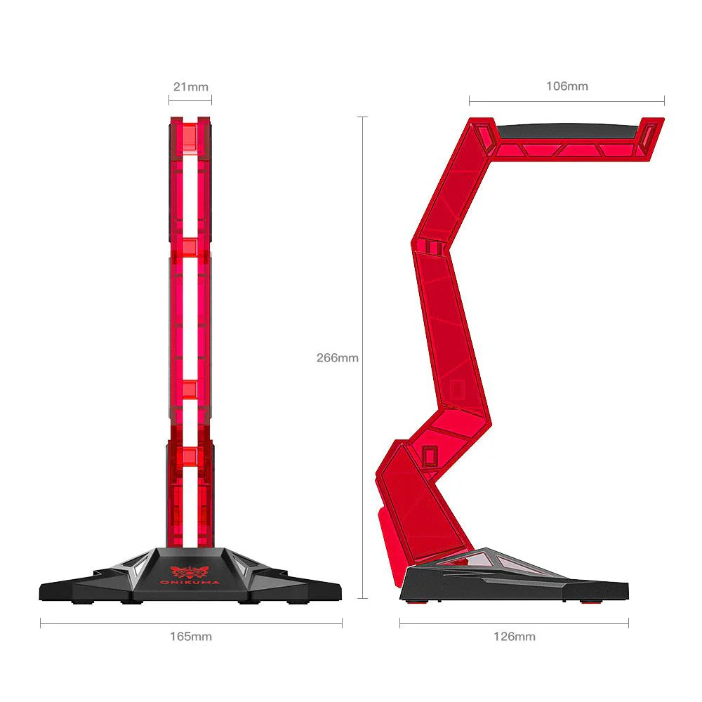 ONIKUMA ST-3 Acrylic Head-mounted Gaming Headset Stand - Image 10