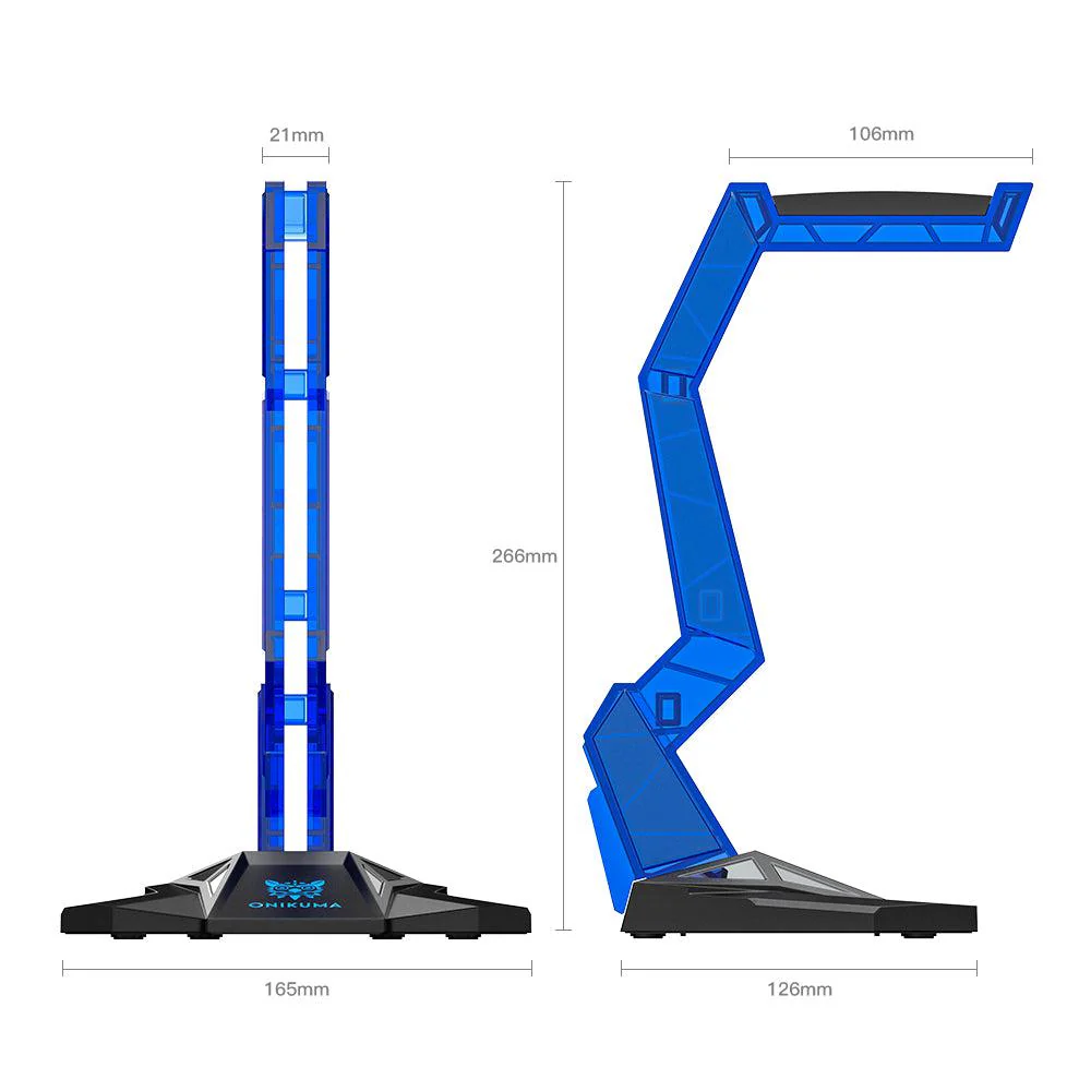ONIKUMA ST-3 Acrylic Head-mounted Gaming Headset Stand - Image 19