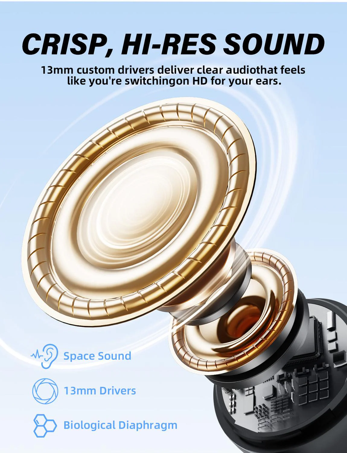 ONIKUMA T27 2.4G Wireless Gaming Earbuds with ENC Mic - Image 13