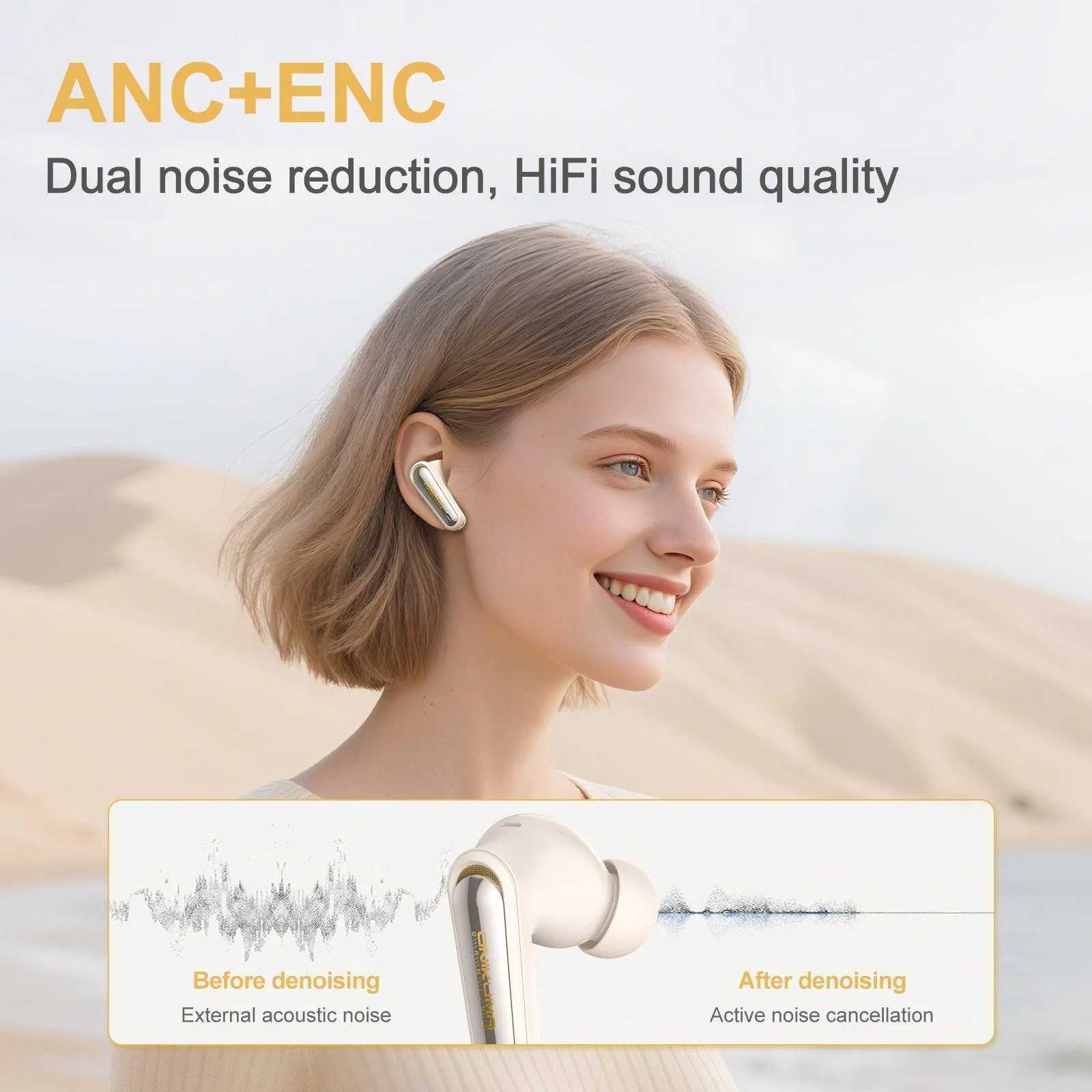 ONIKUMA TX610 Gaming Earbuds - Dual-Mode ANC with 30ms Ultra-Low Latency - Image 10