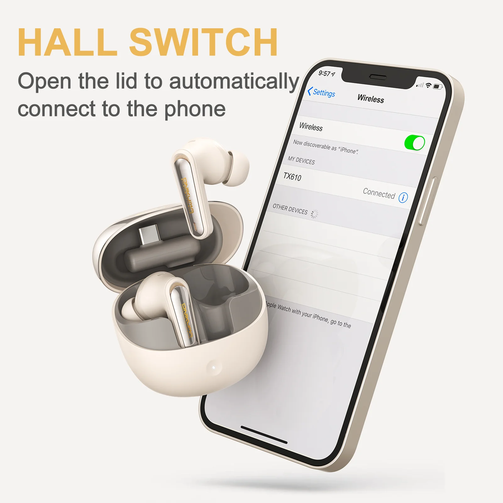 ONIKUMA TX610 Gaming Earbuds - Dual-Mode ANC with 30ms Ultra-Low Latency - Image 12