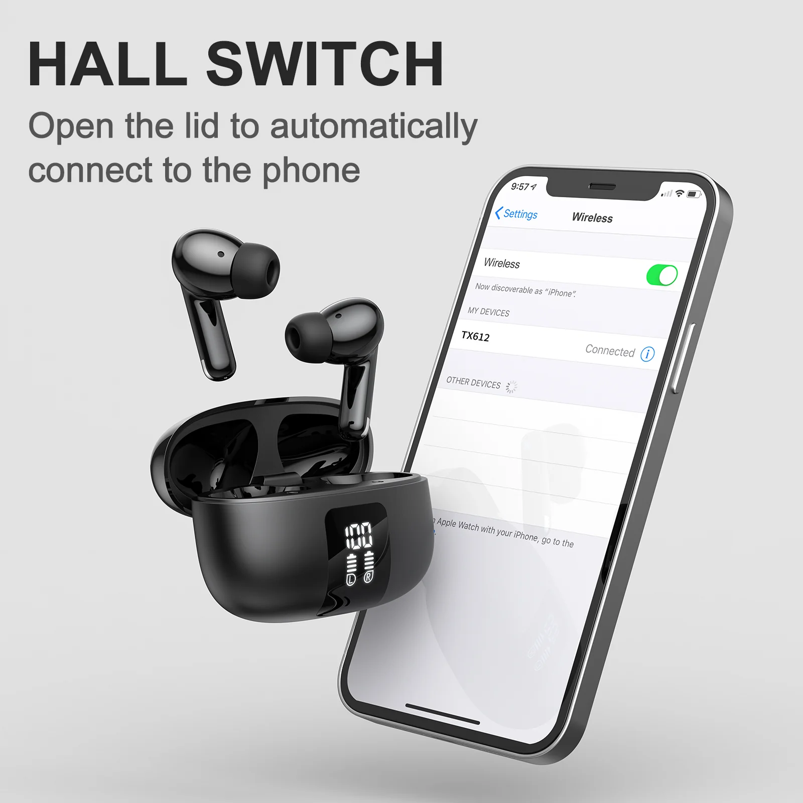 ONIKUMA TX612 Gaming Earbuds -Low Latency Gaming Headset, Hi-Fi Sound for PS5, Quest 3S/3/2, Nintendo Switch, Steam Deck - Image 4