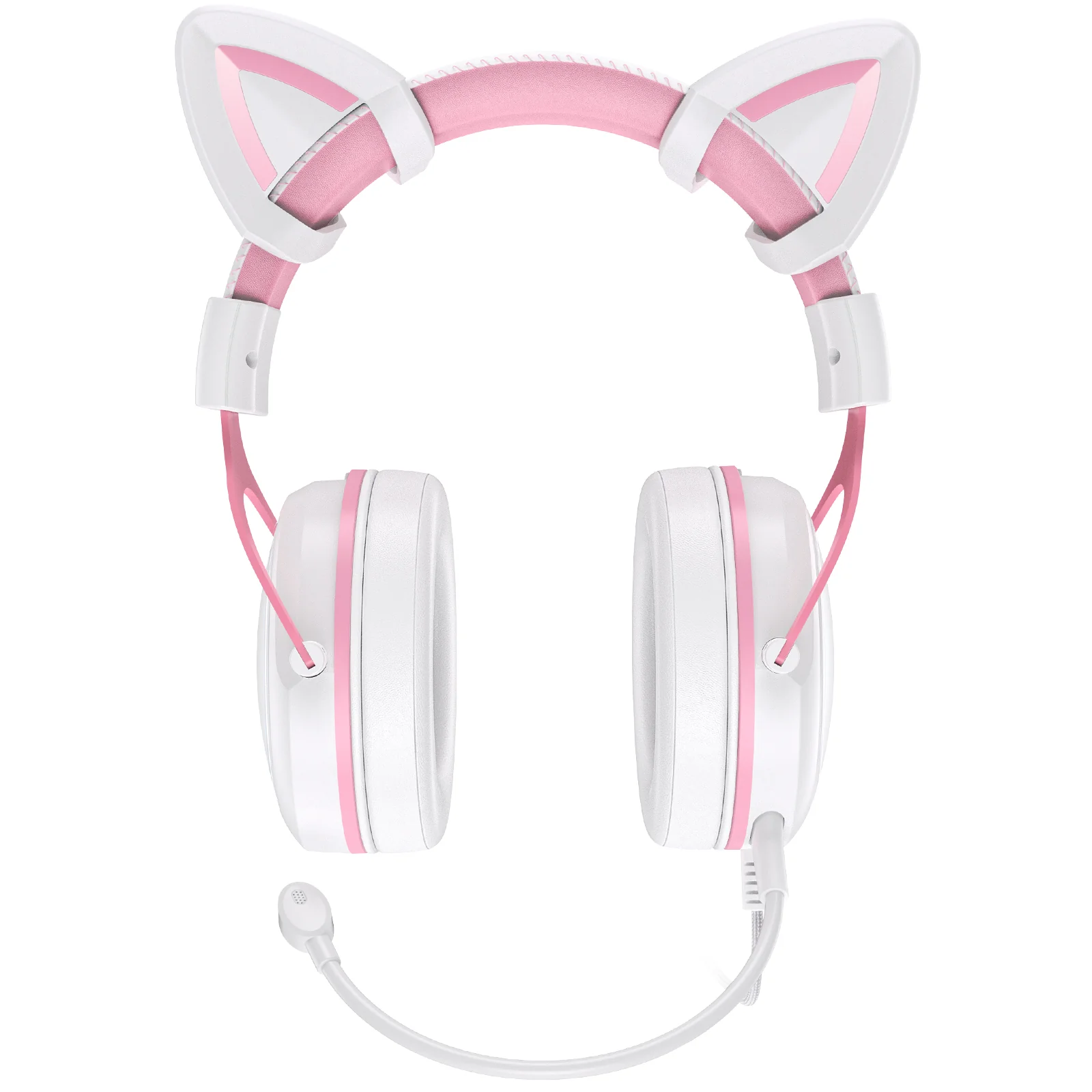 ONIKUMA X10 Pink Cat Ears Stereo Noise Cancellation Gaming Headset - Image 3