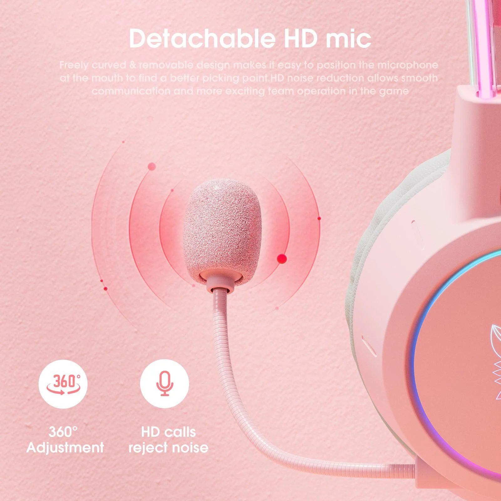 ONIKUMA X15 PRO Deer Ear Headphones - Image 10