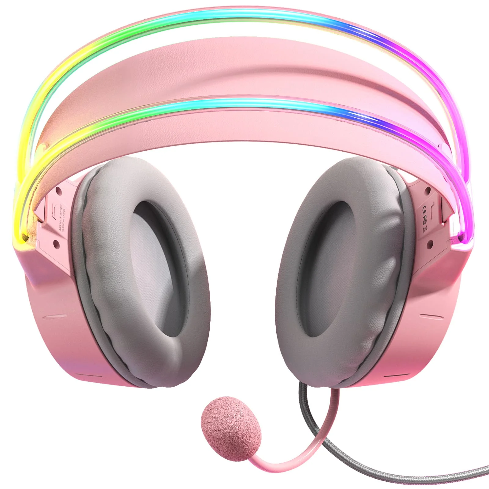 ONIKUMA X15 PRO RGB Light Double-Head Beam Noise Cancelling Microphone Gaming Headphones with microphone 3.5 mm wired headset for PC XBOX PS4 - Image 11