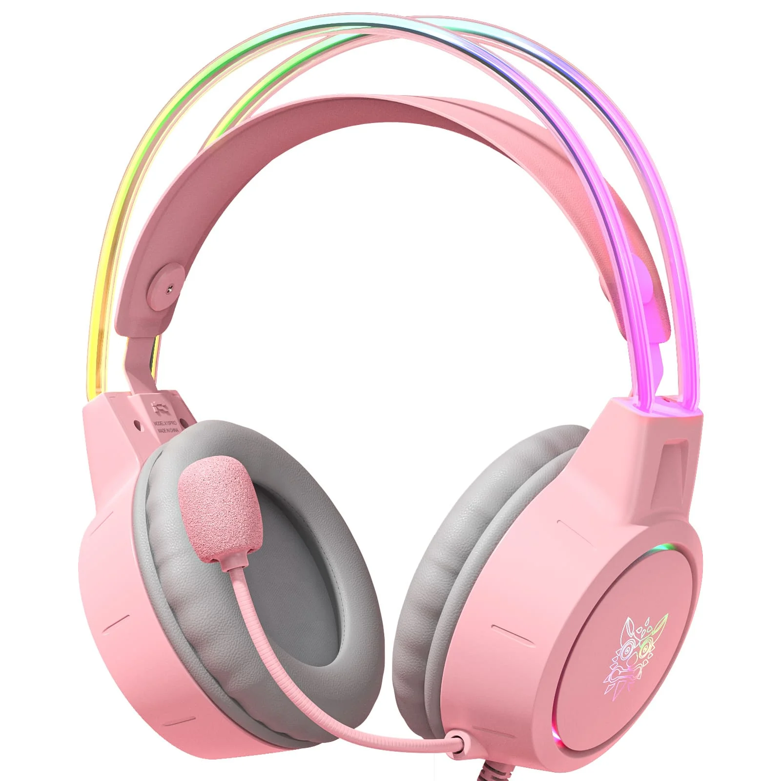 ONIKUMA X15 PRO RGB Light Double-Head Beam Noise Cancelling Microphone Gaming Headphones with microphone 3.5 mm wired headset for PC XBOX PS4 - Image 7