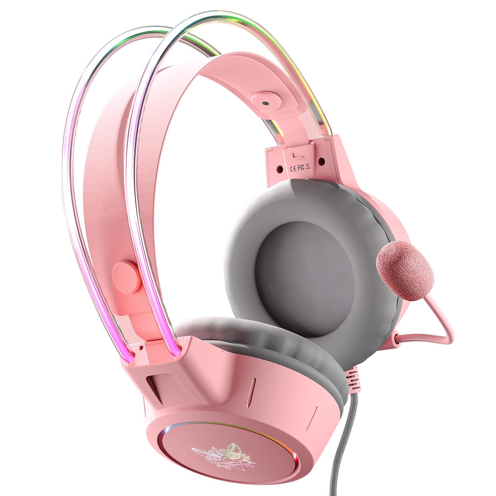 ONIKUMA X15 PRO RGB Light Double-Head Beam Noise Cancelling Microphone Gaming Headphones with microphone 3.5 mm wired headset for PC XBOX PS4 - Image 9
