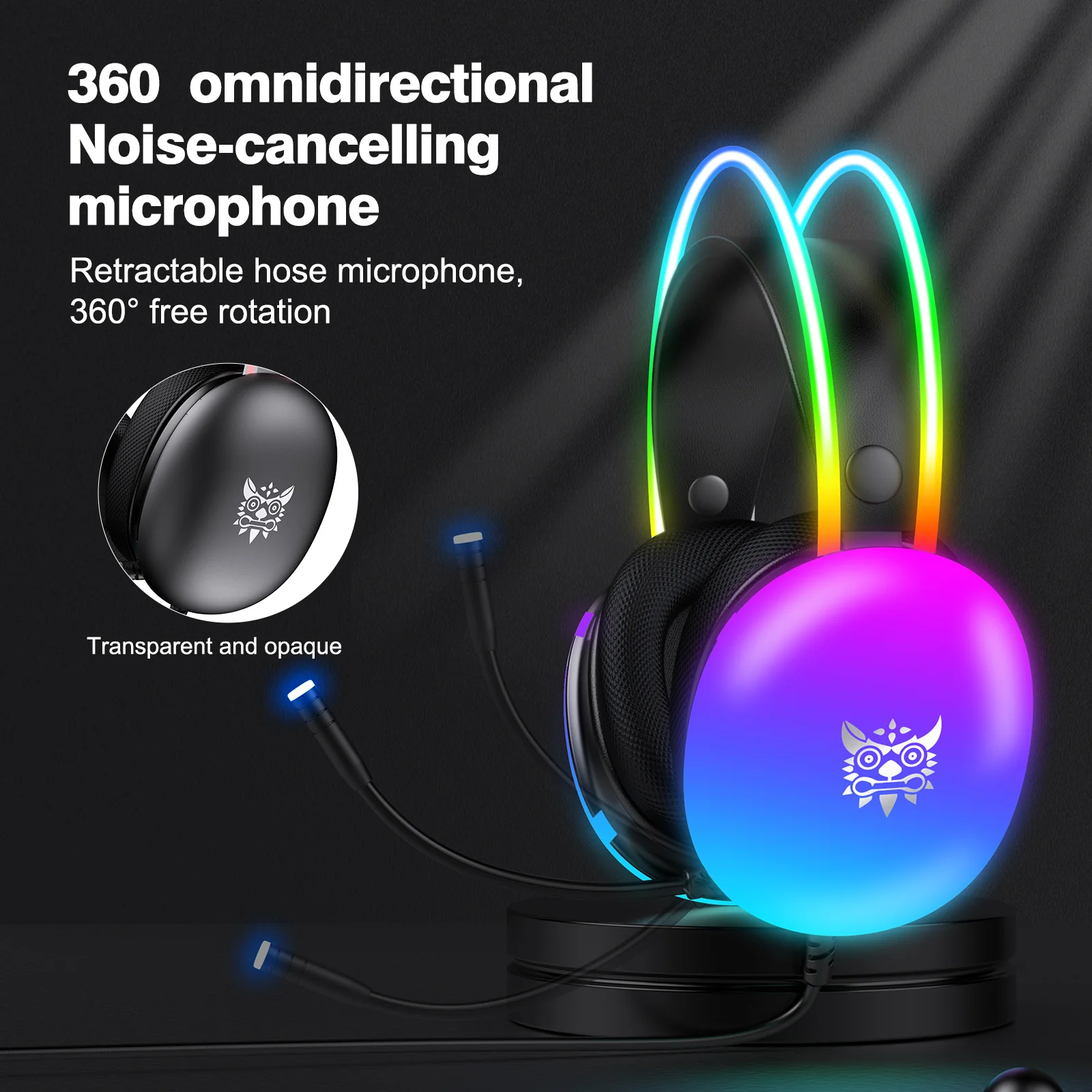 ONIKUMA X25 RGB Gaming Headset - Image 13