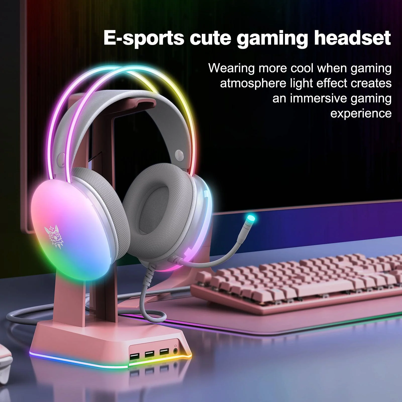 ONIKUMA X25 RGB Gaming Headset - Image 7