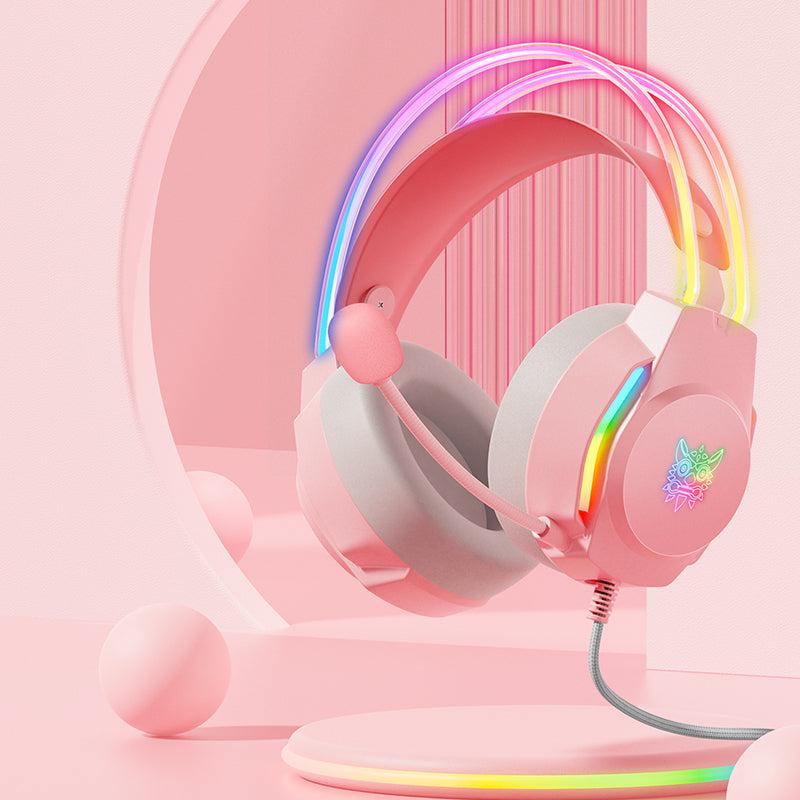 ONIKUMA X26 Head-mounted Earphone RGB Light, Noise Reduction Wired Headphone - Image 10