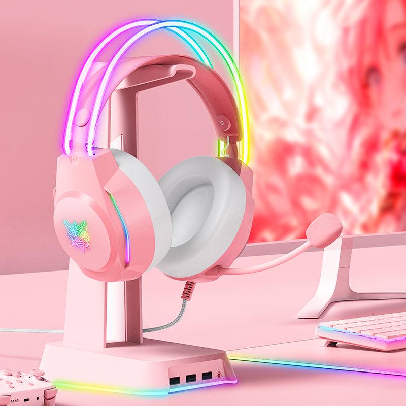 ONIKUMA X26 Head-mounted Earphone RGB Light, Noise Reduction Wired Headphone - Image 9