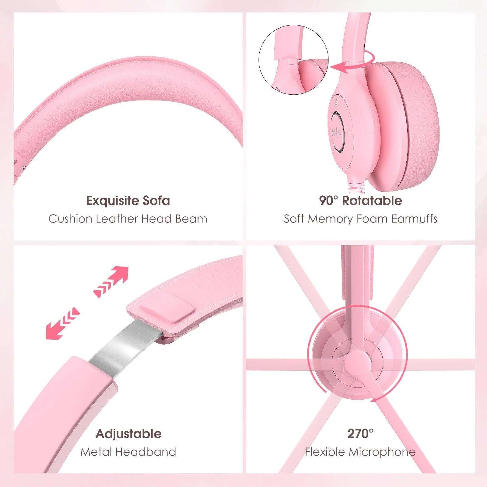 ONIKUMA X37 Call Center Headset - HD Audio, Noise-Cancelling Mic, Comfortable Design - Image 12