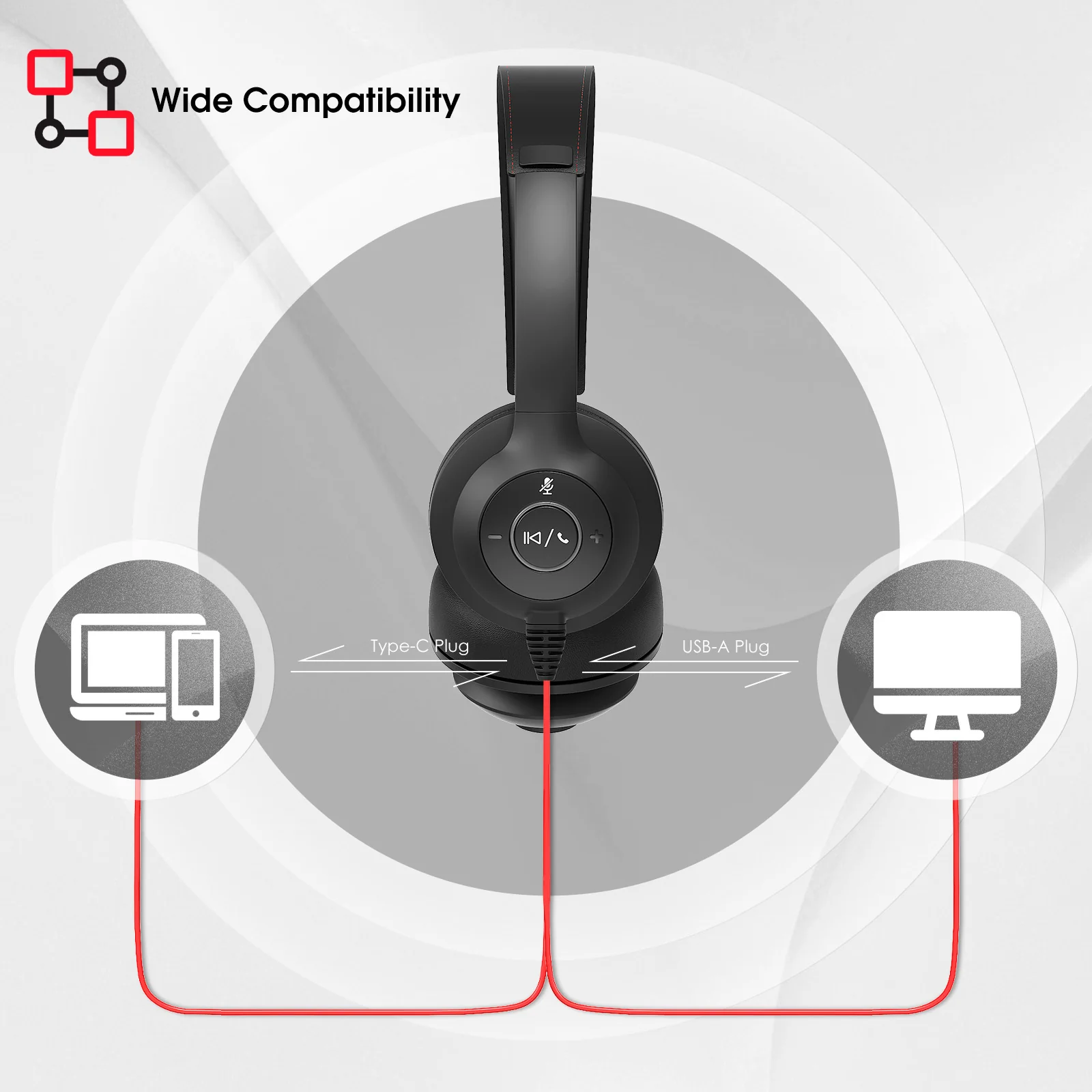 ONIKUMA X37 Call Center Headset - HD Audio, Noise-Cancelling Mic, Comfortable Design - Image 7