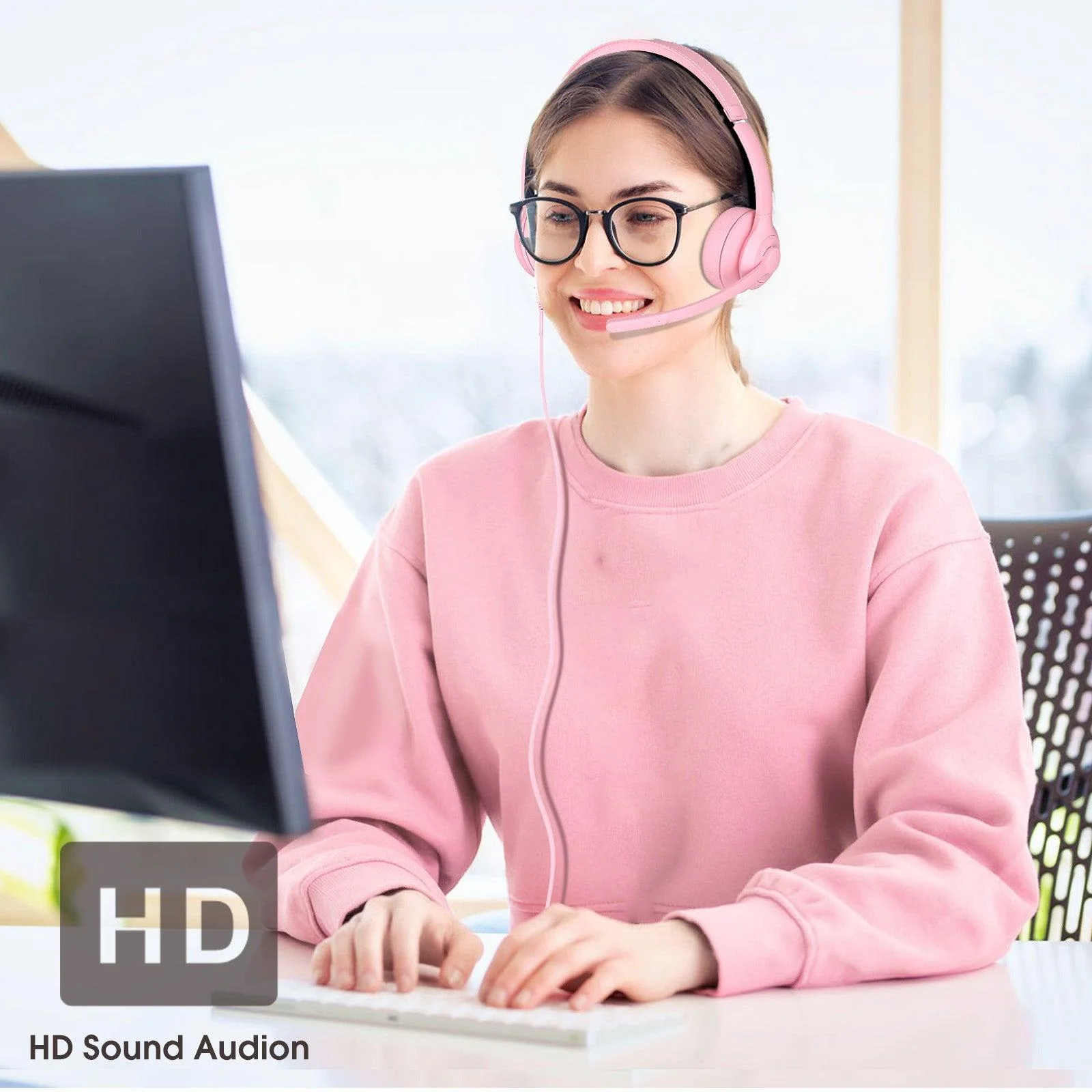 ONIKUMA X37 Call Center Headset - HD Audio, Noise-Cancelling Mic, Comfortable Design - Image 9