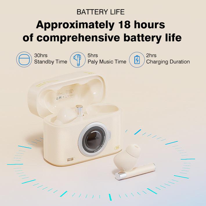 ONIKUMA T18 New In-Ear Bluetooth Earphones, Retro Style Reinvention & Innovation Sports Gaming Headset - Image 6